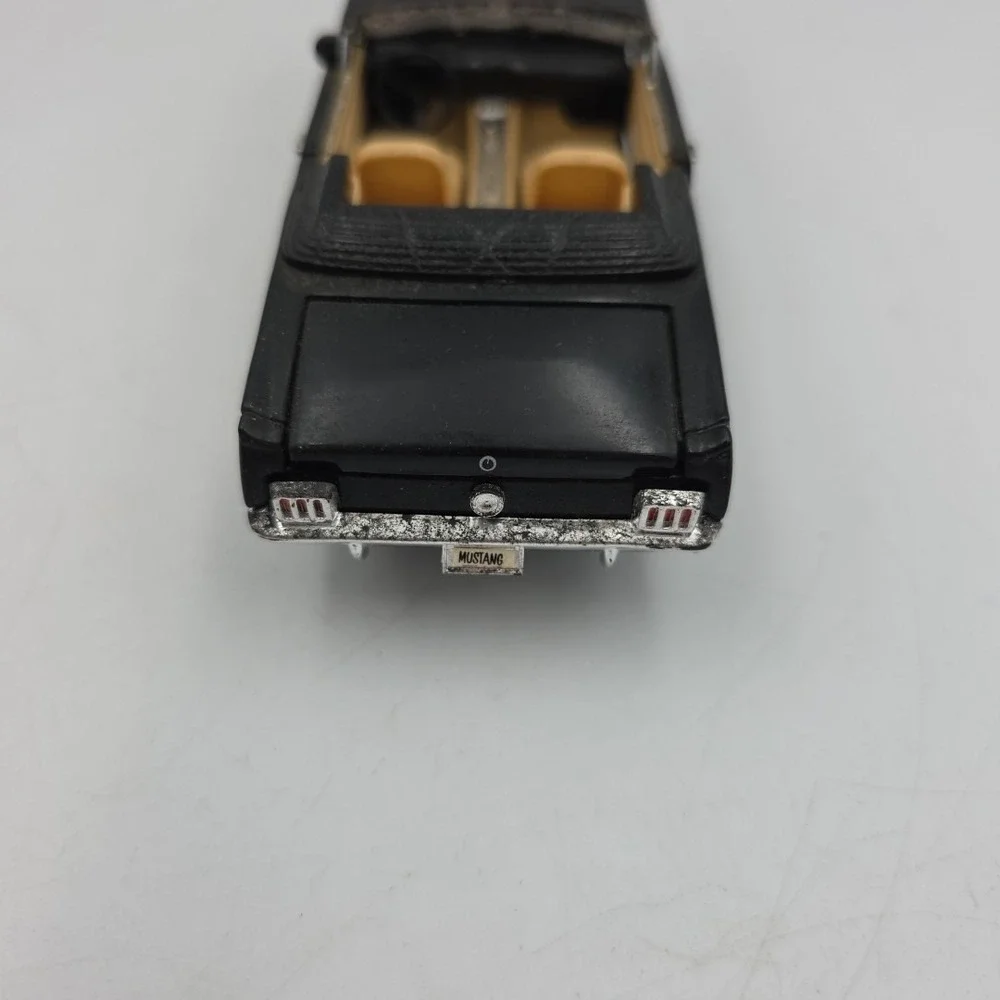Superior 1965‎ Ford Mustang SS5719 Black With Flames Die Cast Pull Back 6